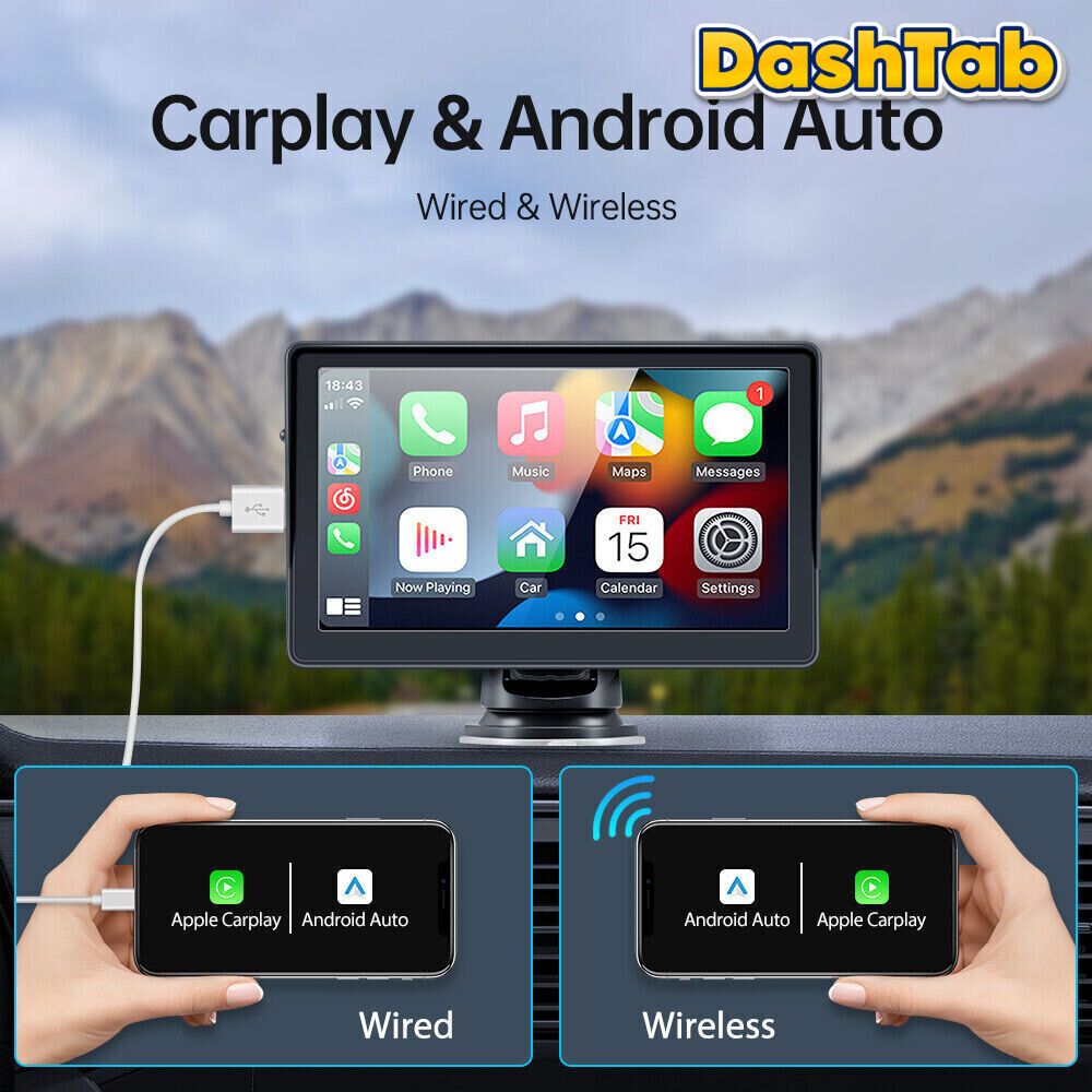 DashTab™ Mini 7 - Car Infotainment Unit + BONUS Reverse Parking Camera