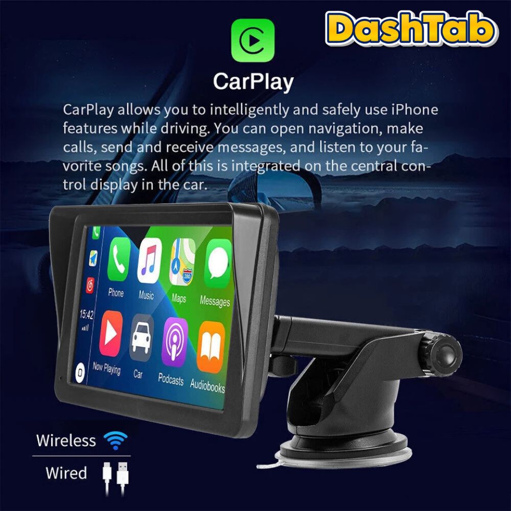 DashTab™ Mini 7 - Car Infotainment Unit + BONUS Reverse Parking Camera
