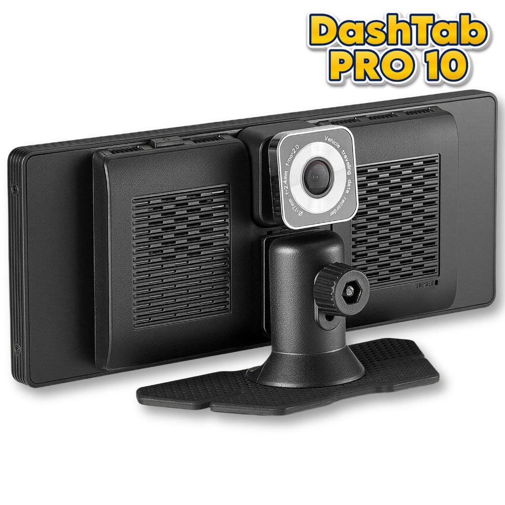 DashTab™ PRO 10 - Car Infotainment Unit + Front Dashcam + Reverse Parking Camera