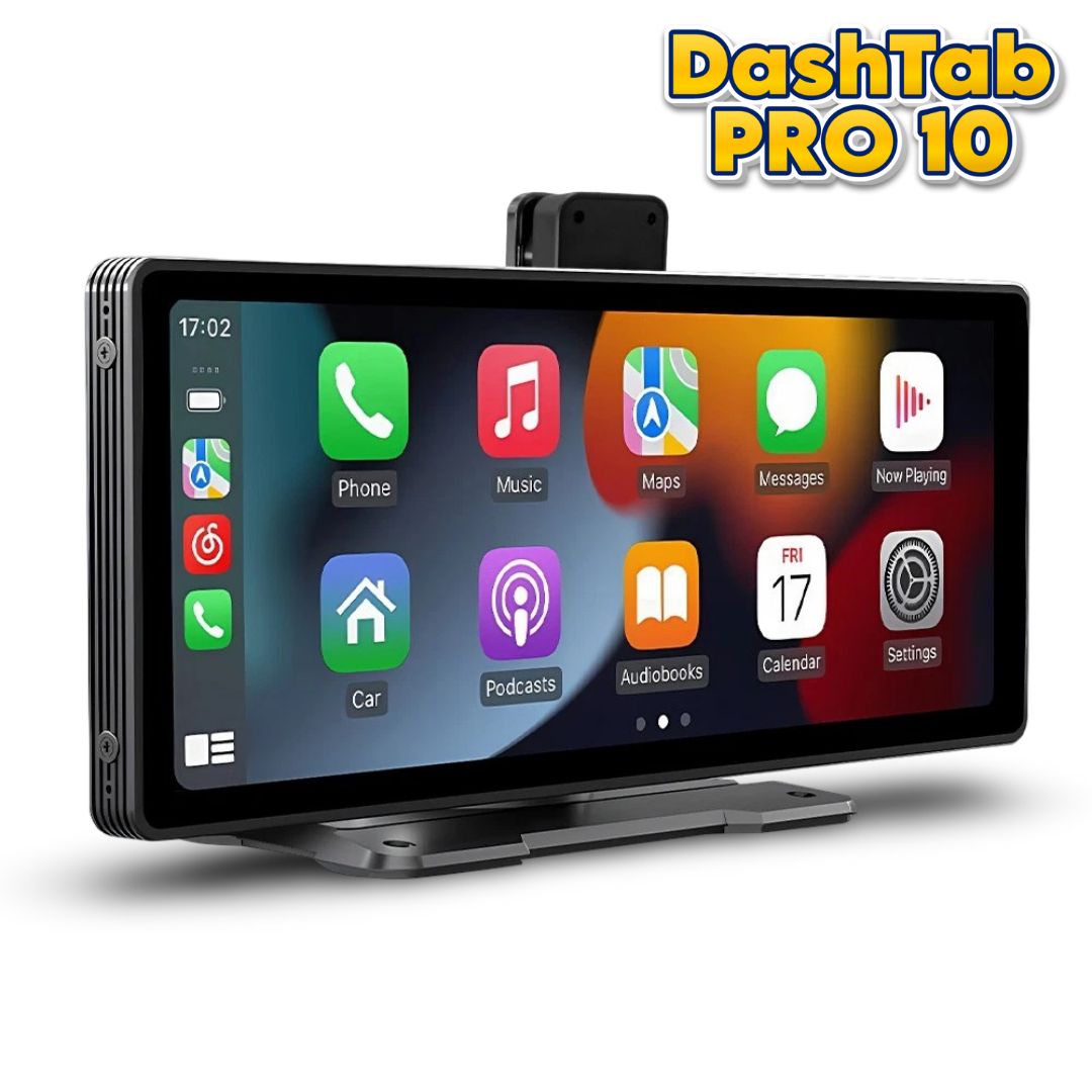 DashTab™ PRO 10 - Car Infotainment Unit + Front Dashcam + Reverse Parking Camera